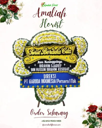 Papan Bunga Duka di Sungai Putri